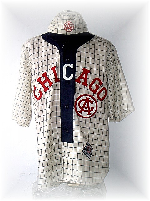 Headgear Men's Jersey Negro League Baseball Chicago American Giants  1910-1952