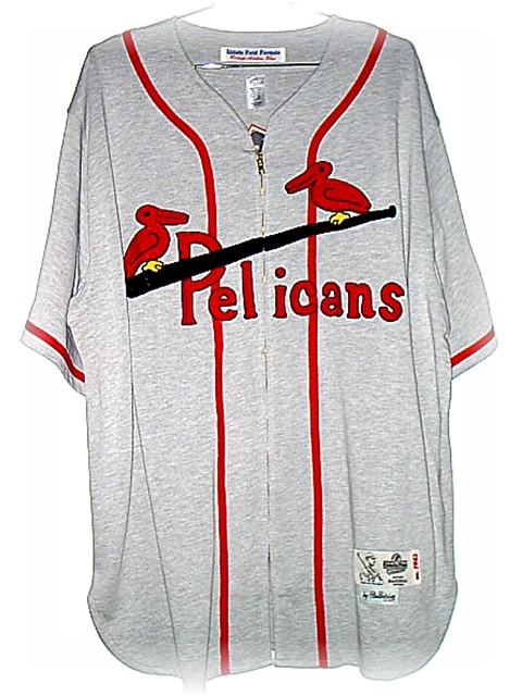 Vintage New Orleans Black Pelicans - NLB/MLB Jersey Large