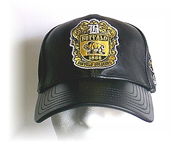 Baltimore Black Sox Leather Cap  B.L.A.C.K (Negro League, Buffalo Soldiers  and Tuskegee Airmen apparel)