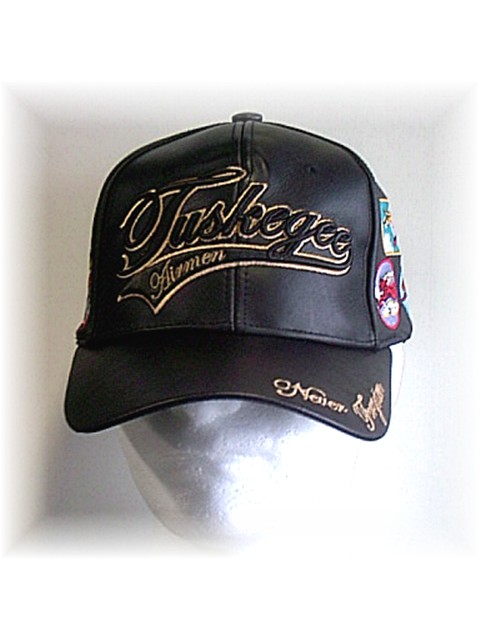 Baltimore Black Sox Leather Cap  B.L.A.C.K (Negro League, Buffalo Soldiers  and Tuskegee Airmen apparel)